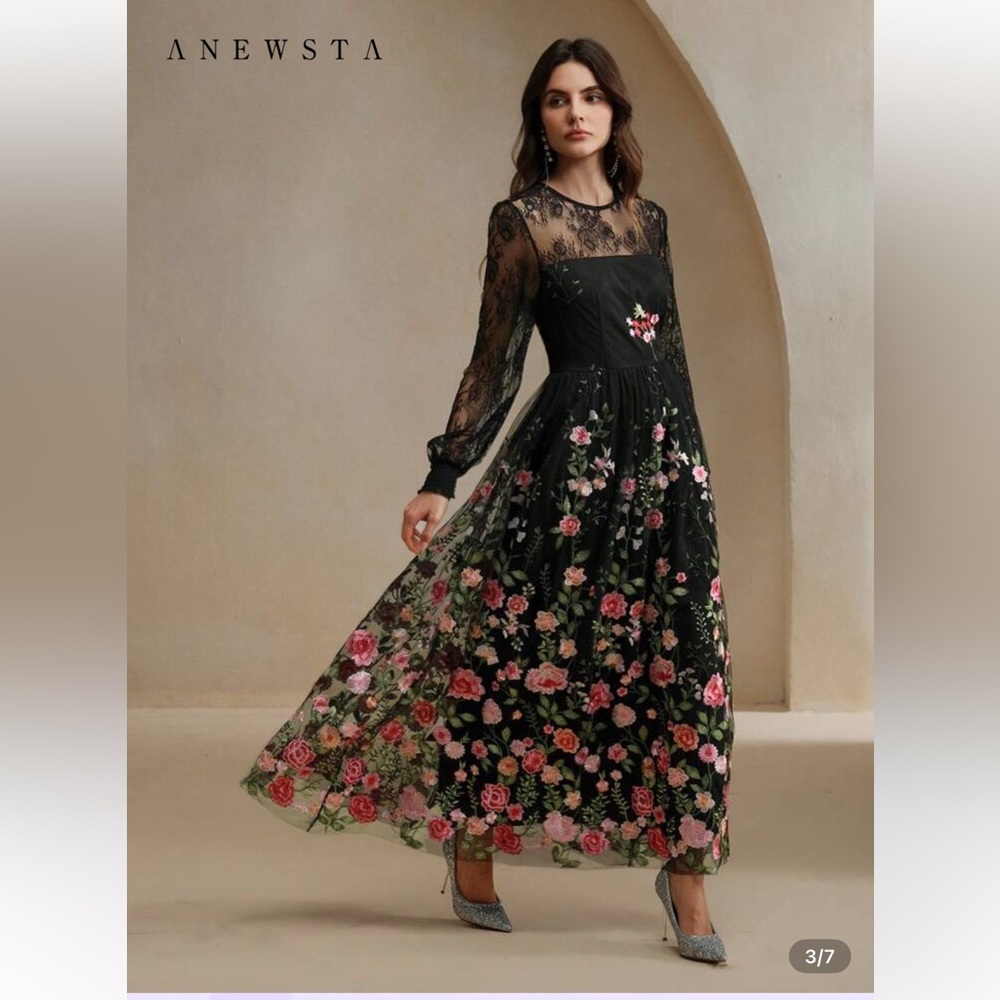 Anewsta Women Elegant Vacation Floral - Picture 3 of 10